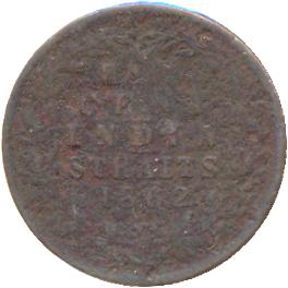 1919--1-Cent-Straits-Settlement-Coin